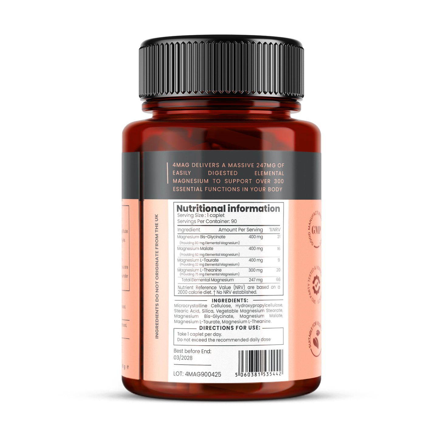4Magnesium Sleep Complex 1500mg