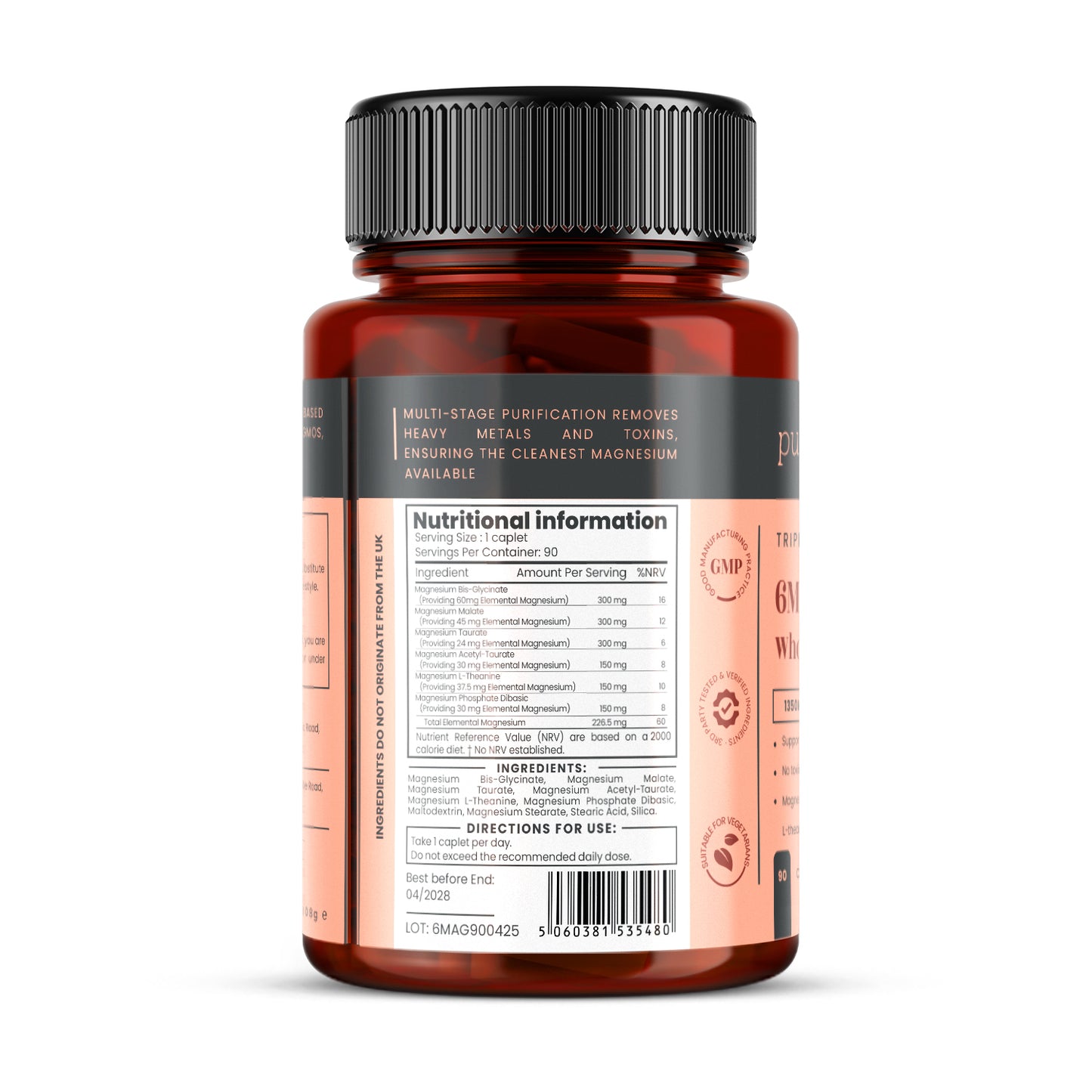 6Magnesium Whole Body Complex 1350mg