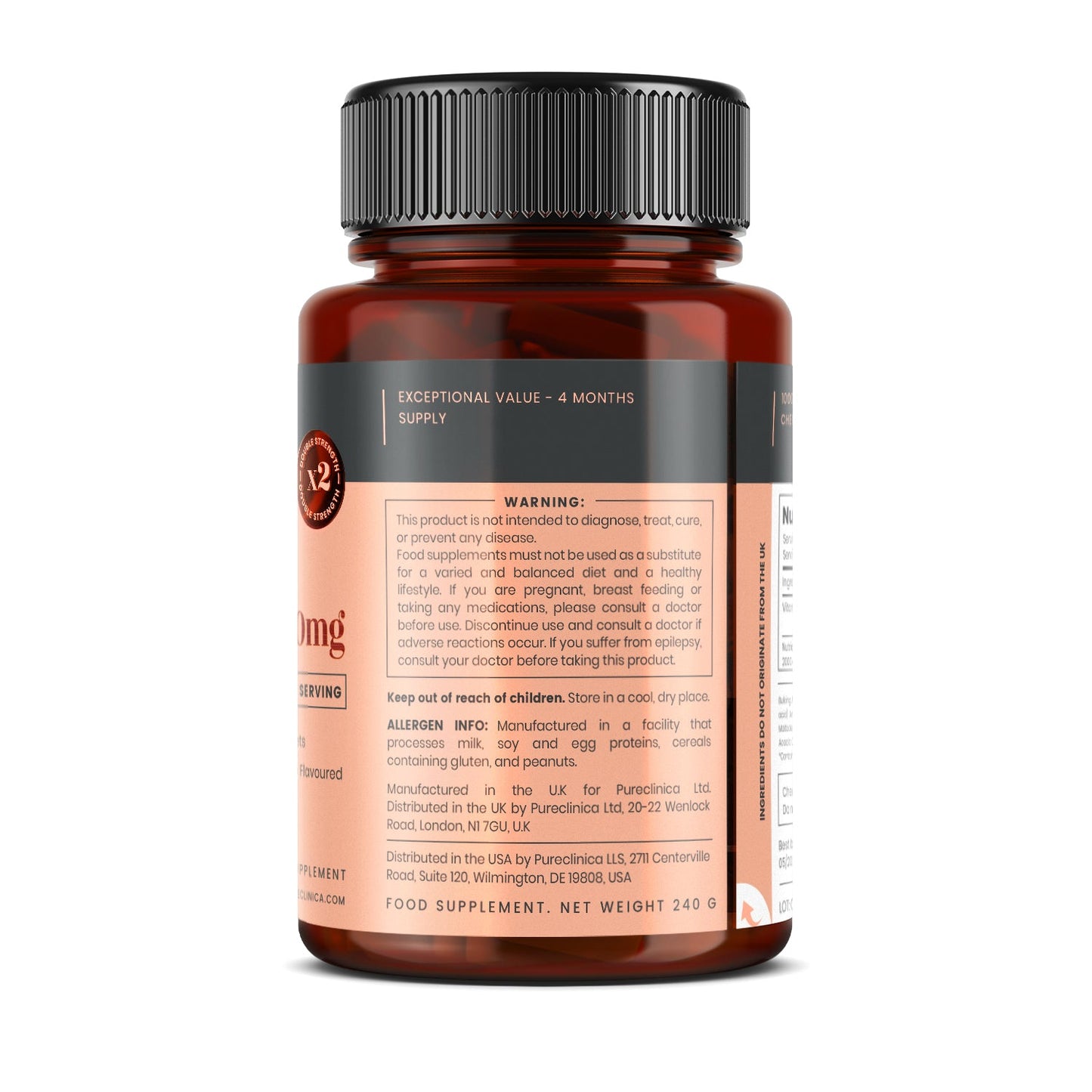 Chewable Vitamin C 1000 mg x 120 tablets
