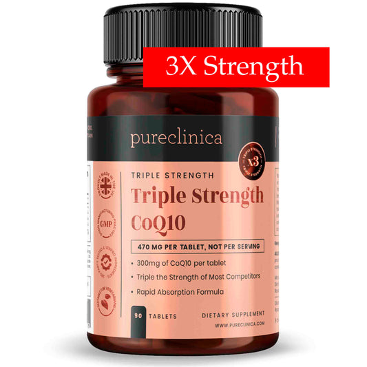 CoQ10 300mg x 90 tablets - High Absorption & Triple Strength