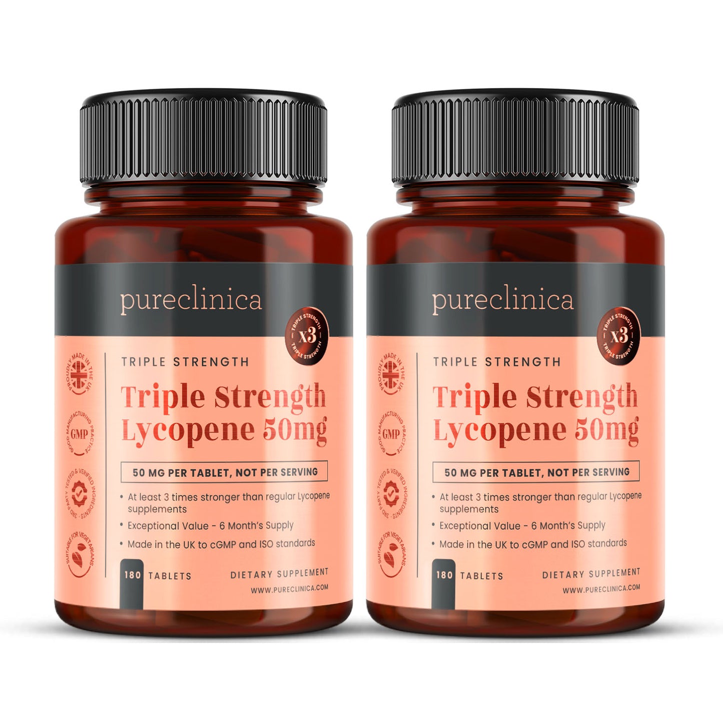 Triple Strength Lycopene 50mg x 180 tablets