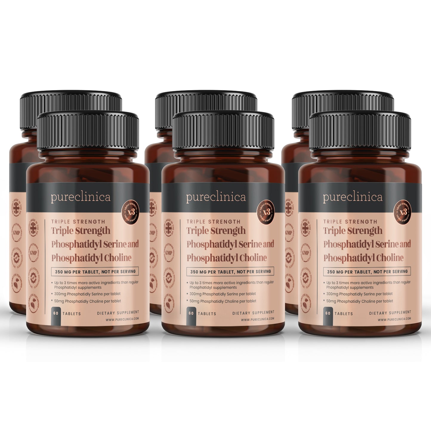 Triple Strength Phosphatidyl Serine and Phosphatidyl Choline x 60 Tablets