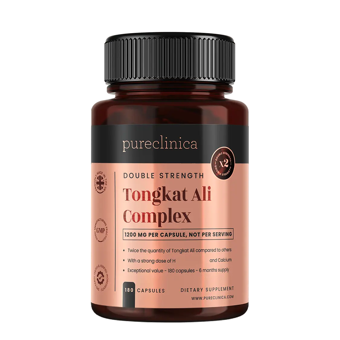 Double Strength T-kat Ali Complex - 1200mg x 180 capsules