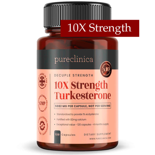10x Strength Turkesterone Extract 5082 mg x 120 Capsules