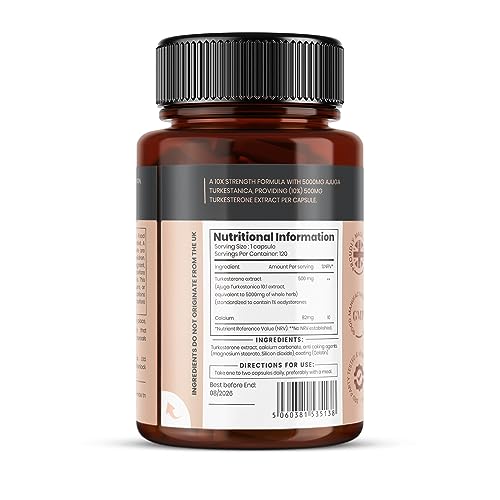 10x Strength Turkesterone Extract 5082 mg x 120 Capsules
