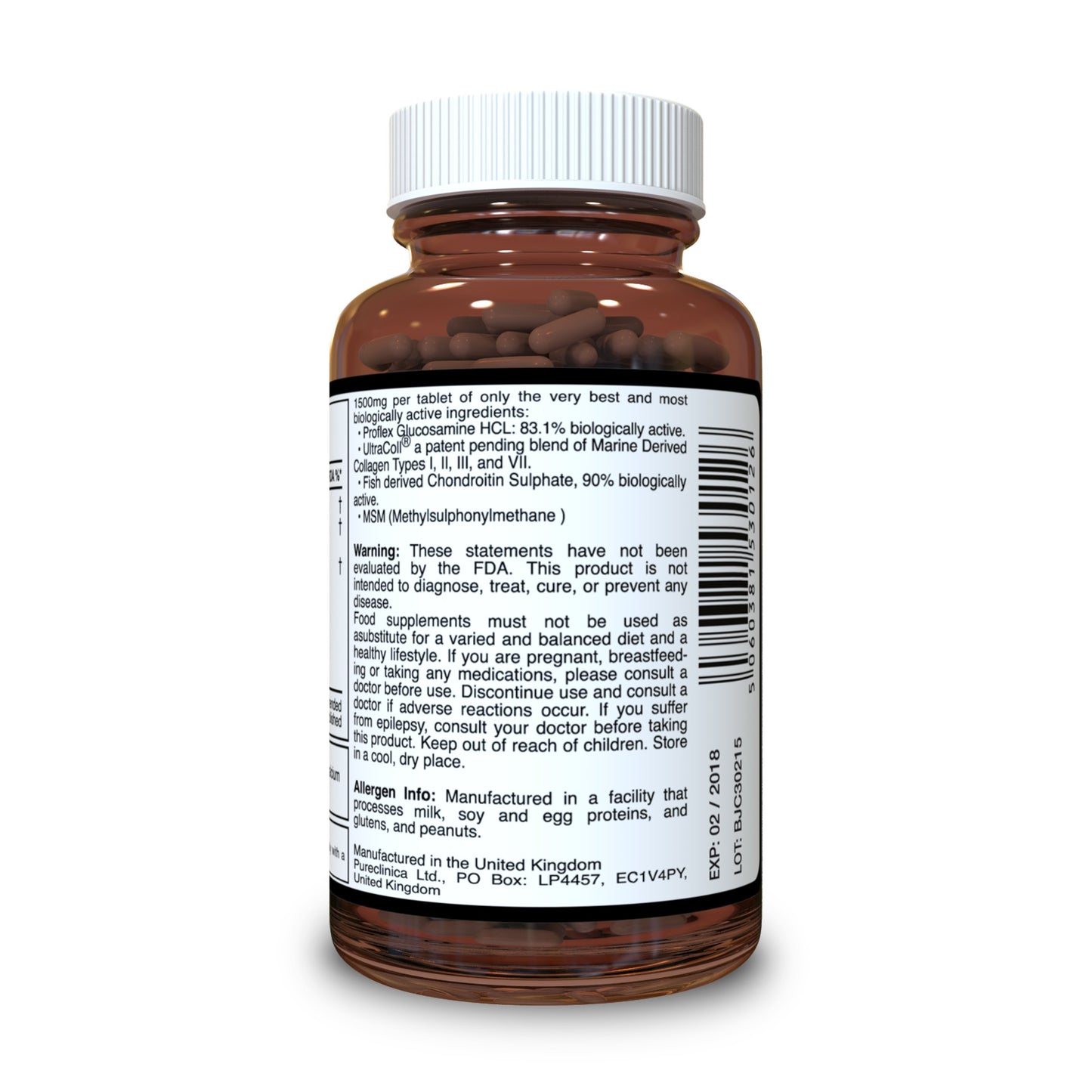 1500mg Glucosamine pills