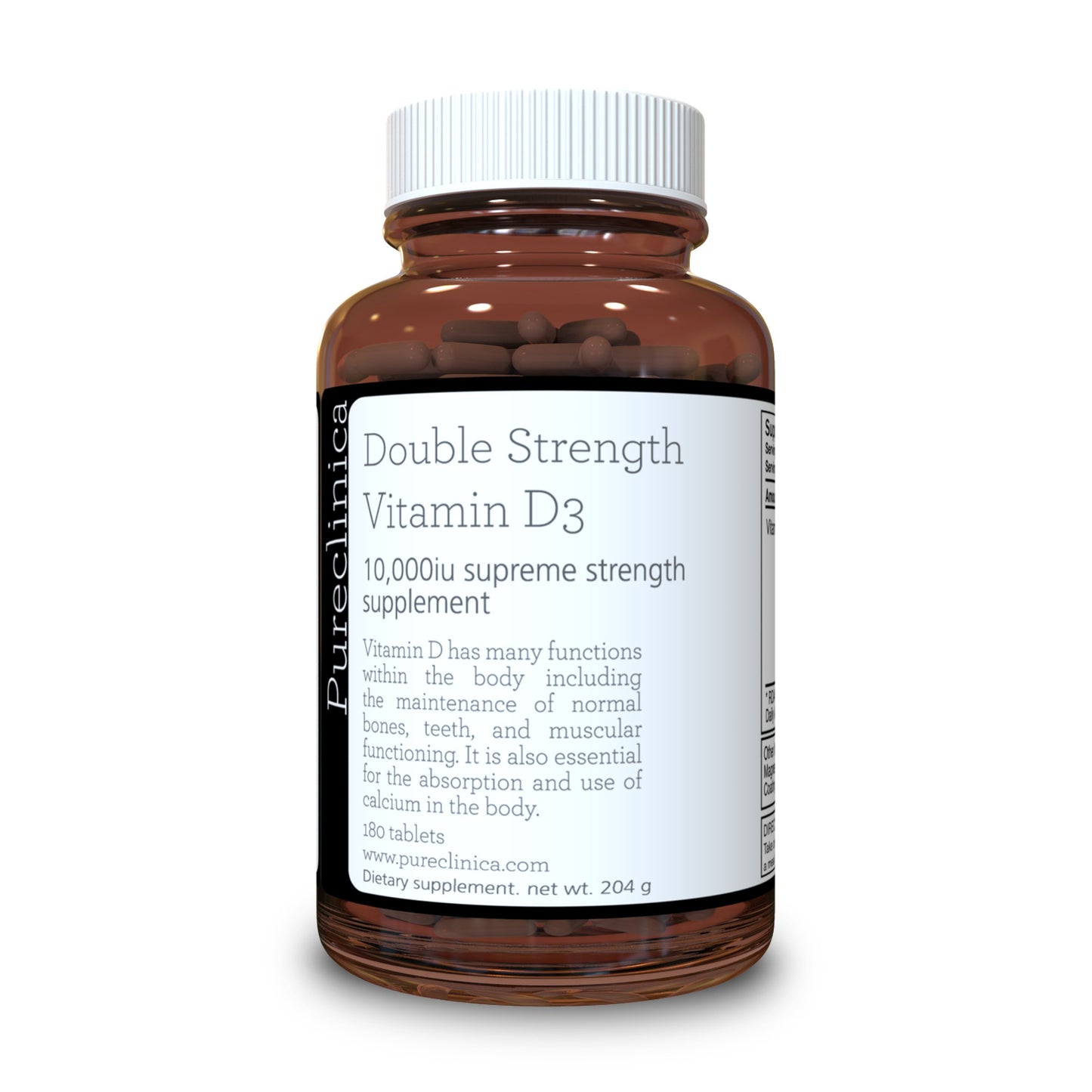 Vitamin D3 - 10000iu x 180 tablets - Double Strength
