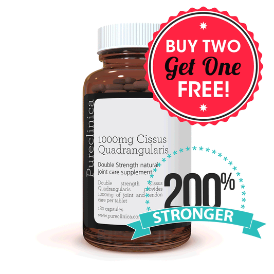 Double Strength Cissus Quadrangularis 1000mg Capsules - 180 Count