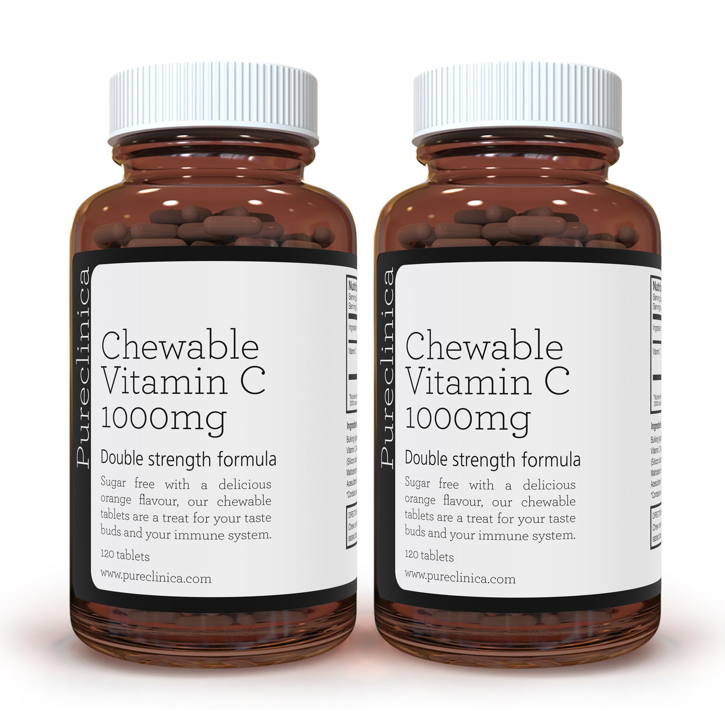 Double Strength Chewable Vitamin C 1000 mg  x 120 tablets