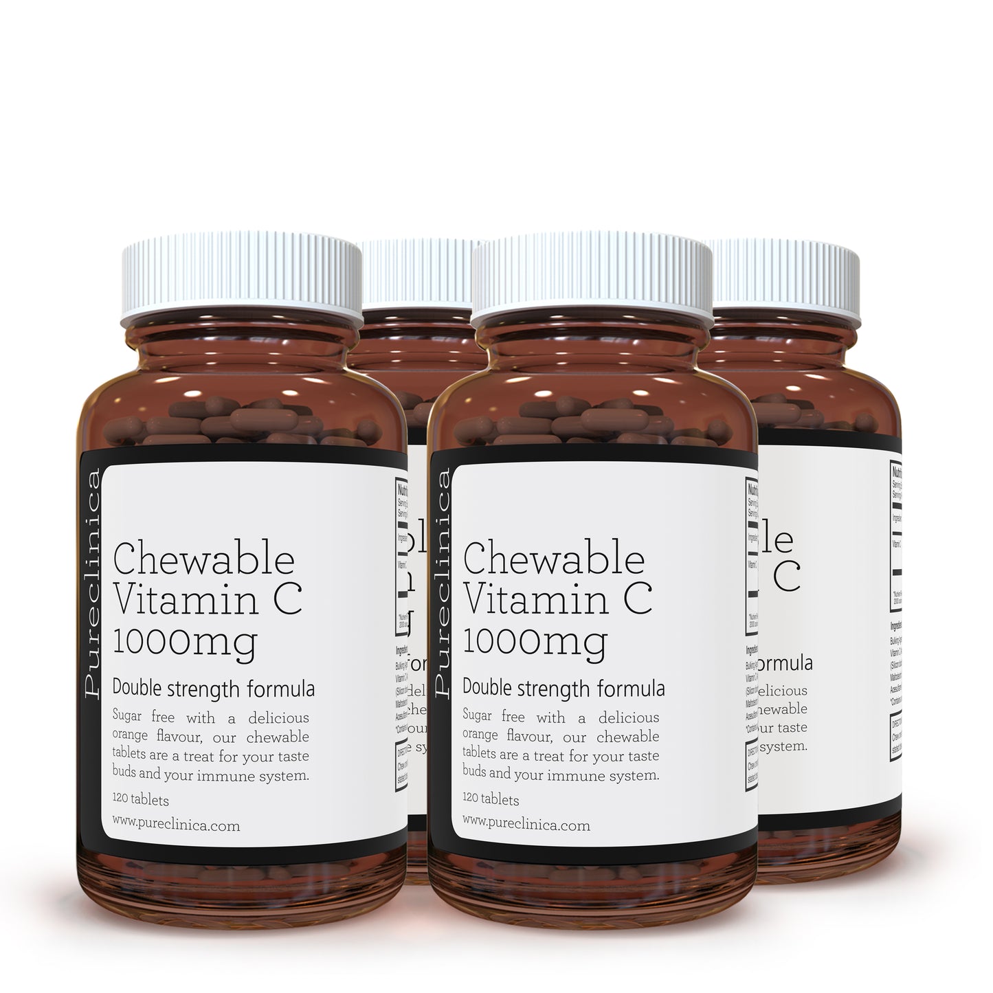 Double Strength Chewable Vitamin C 1000 mg  x 120 tablets