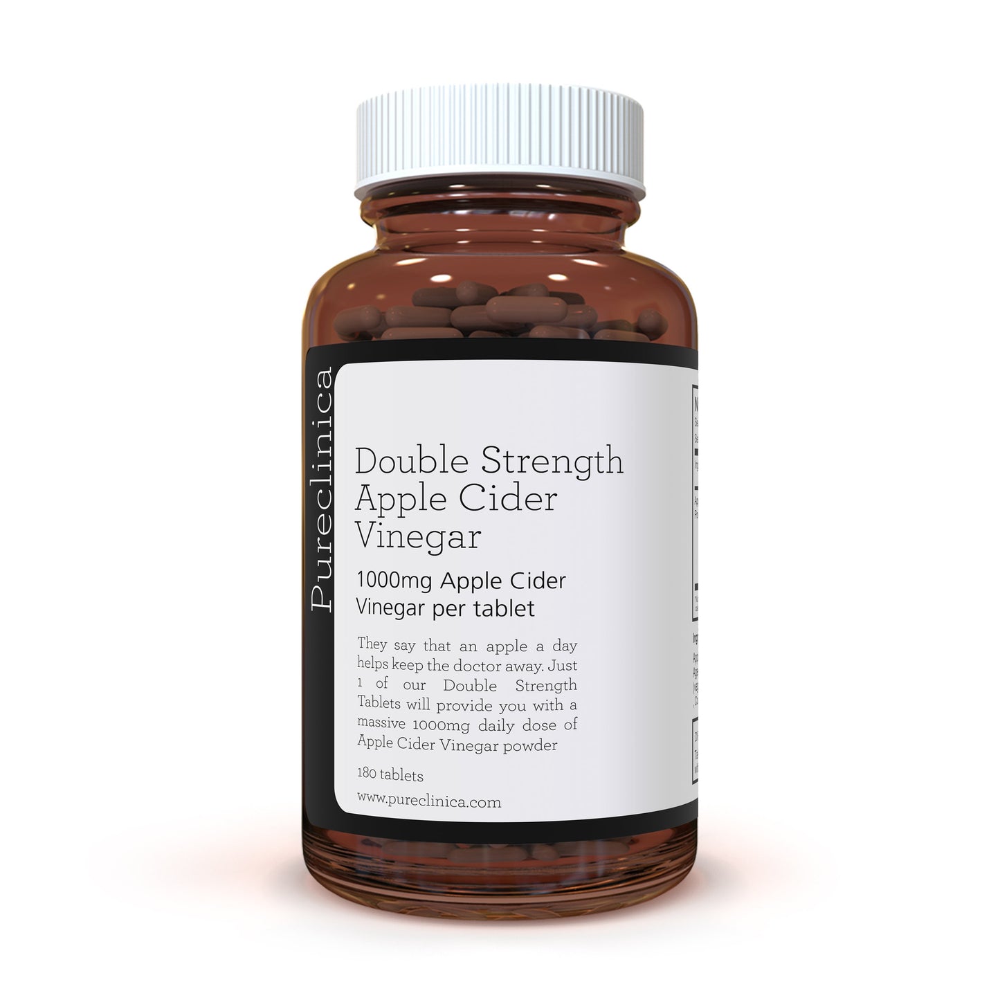 Double Strength Apple Cider Vinegar 1000mg x 180 Tablets