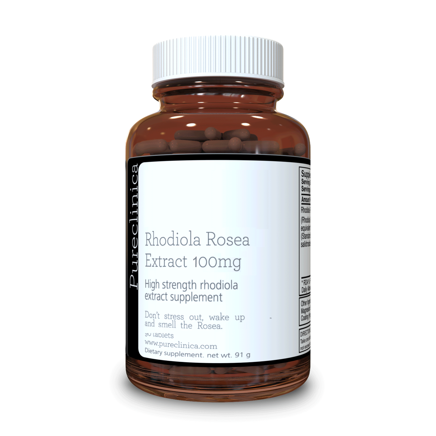 Regular Strength Rhodiola Rosea Extract - 100mg x 90 tablets