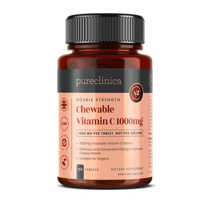 Double Strength Chewable Vitamin C 1000 mg  x 120 tablets