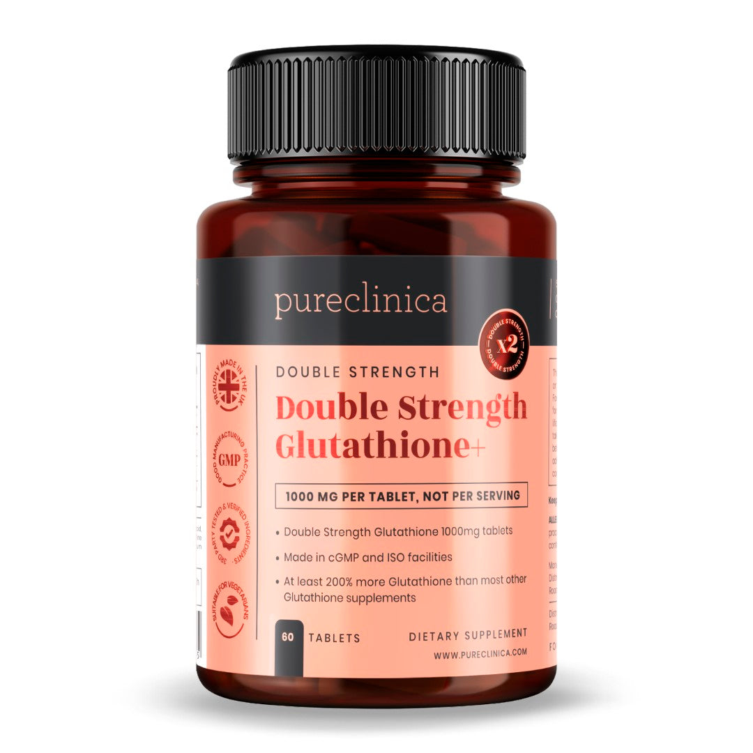 Double Strength Glutathione with ALA and Vit C - 1000mg x 60 tablets supplement.