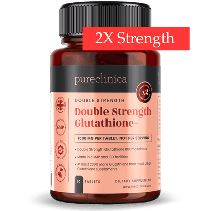 Double Strength Glutathione with ALA and Vit C - 1000mg x 60 tablets supplement.