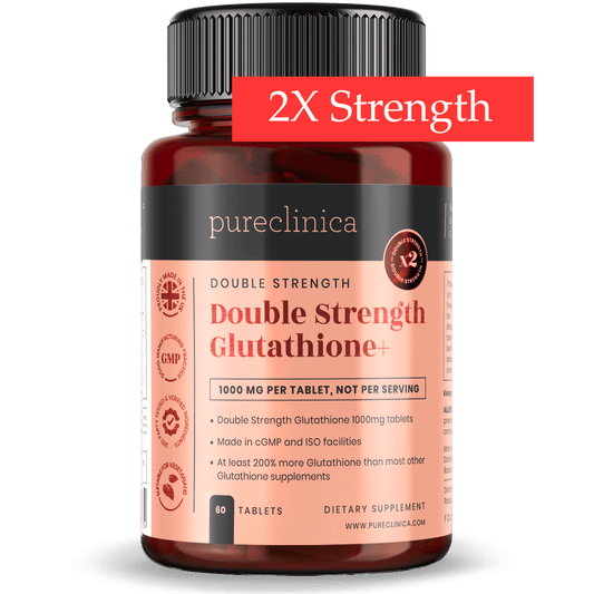 Double Strength Glutathione with ALA and Vit C - 1000mg x 60 tablets supplement.