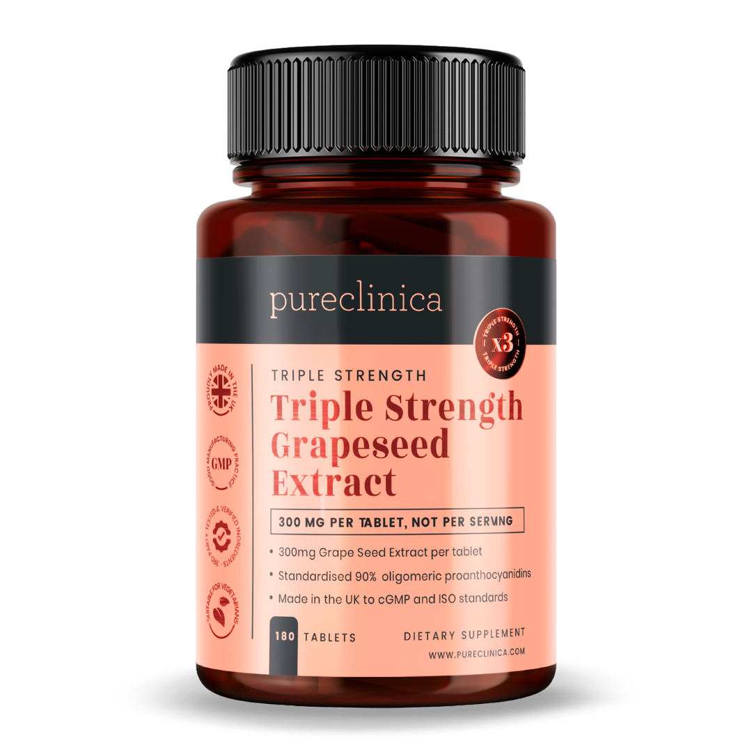 Grape Seed Extract - 300mg x 180 tablets - 90% Oligomeric Proanthocyanidins