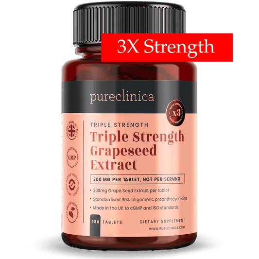 Grape Seed Extract - 300mg x 180 tablets - 90% Oligomeric Proanthocyanidins