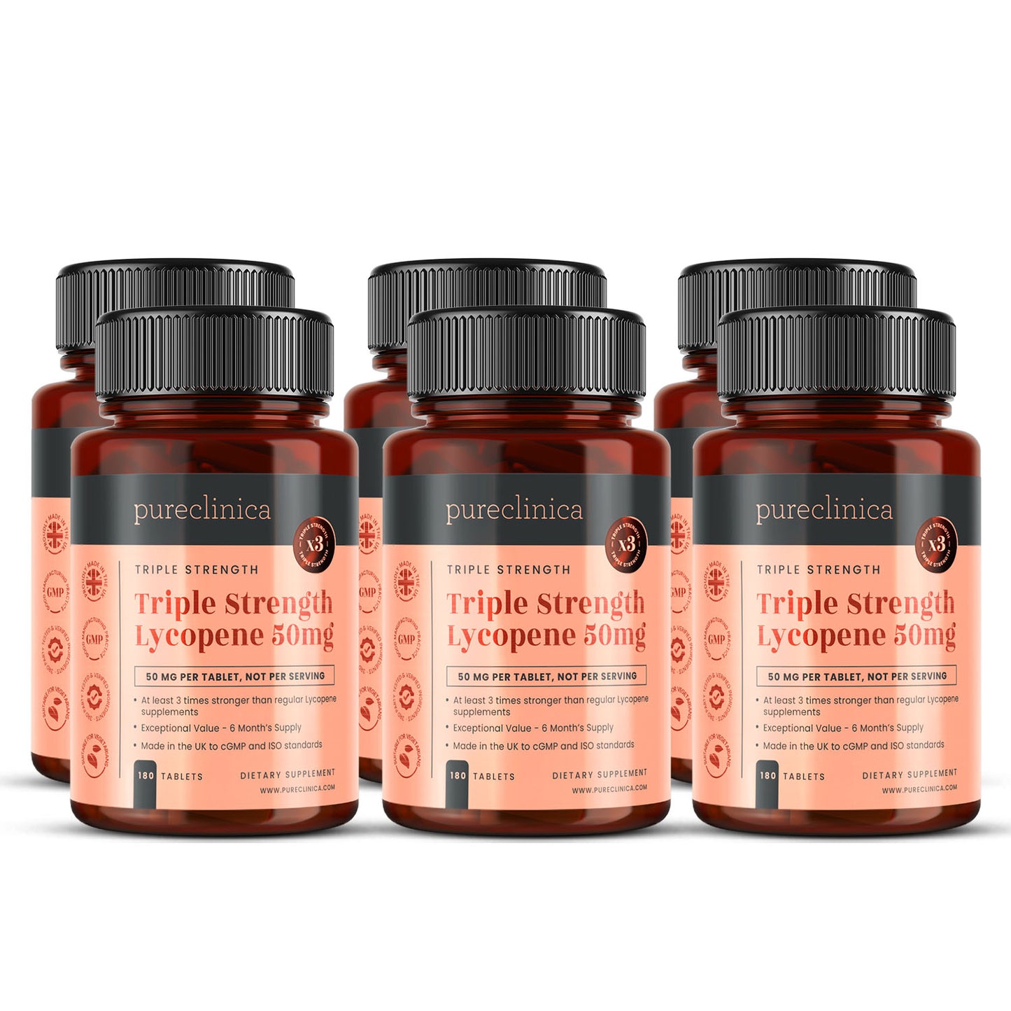 Triple Strength Lycopene 50mg x 180 tablets