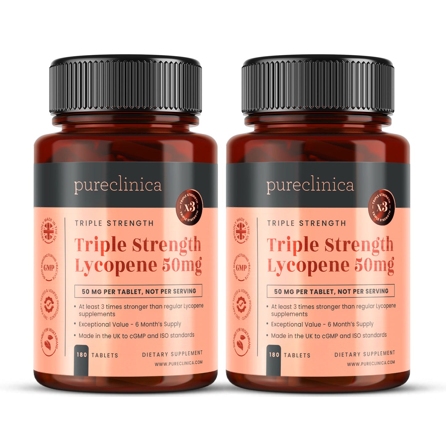 Triple Strength Lycopene 50mg x 180 tablets