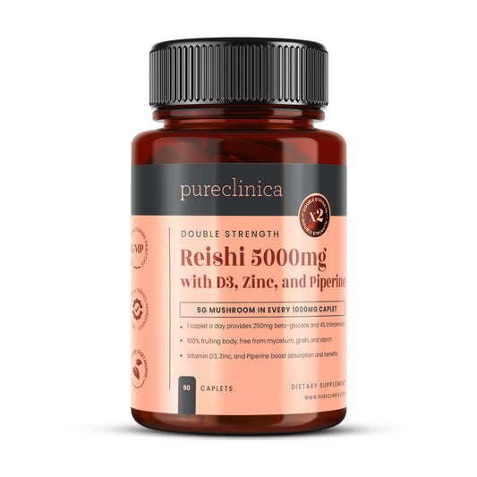 Reishi 5000mg with D3, Zinc, and Piperine