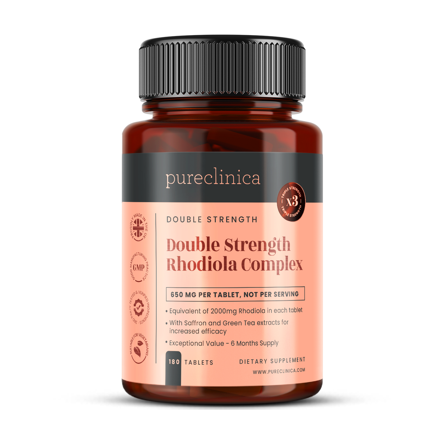 Rhodiola Complex - 2000mg x 90 tablets
