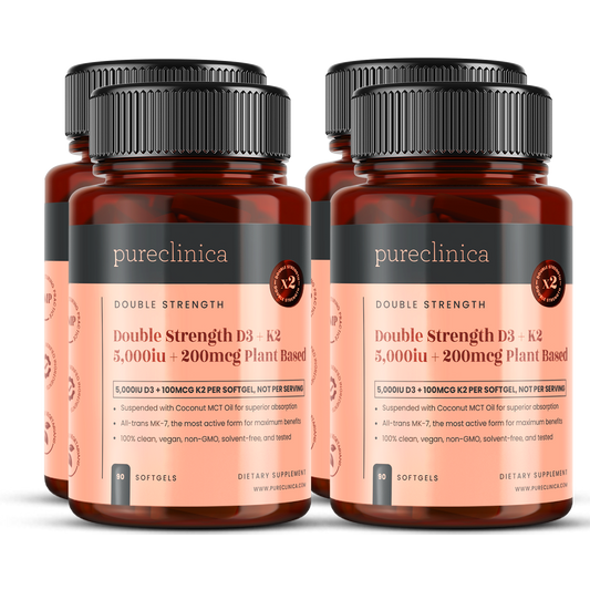 Vitamin D3 + K2 (5,000IU + 200mcg)