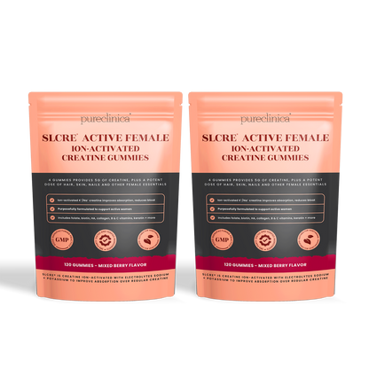 SLCRE® Active Female - Ion-Activated Creatine Gummies for Women