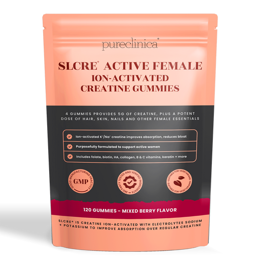 SLCRE® Active Female - Ion-Activated Creatine Gummies for Women