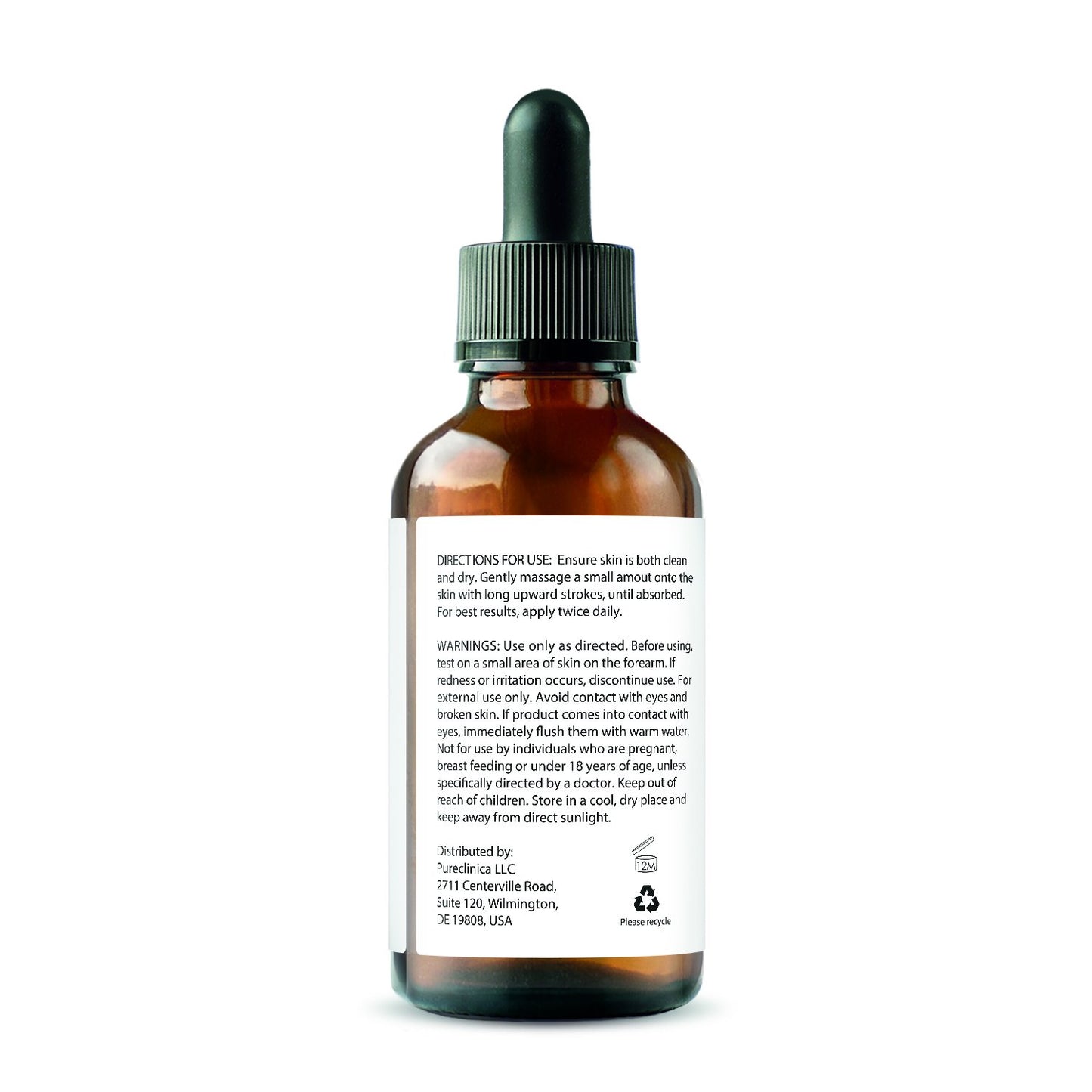 Triple Strength Hyaluronic Acid Serum - 6% hyaluronic acid with vitamins C & E, Resveratrol and CoQ10 - 30ml/1 fl oz