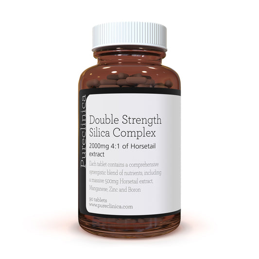 Double Strength Silica Complex 2000mg x 90 tablets (with Zinc, Boron, and Manganese)