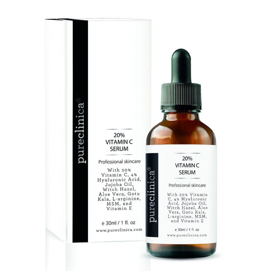 20% Vitamin C Serum (with HA, L-Arginine, Vitamin E, & Ferulic Acid) – 30ml / 1 fl oz