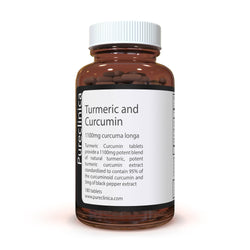 Turmeric and Curcumin - 1100mg x 180 tablets - Including 95% Curcumin